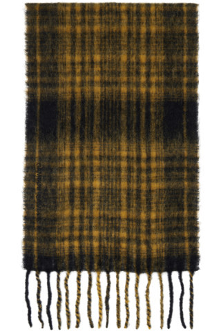 Black & Yellow Alex Scarf | SSENSE