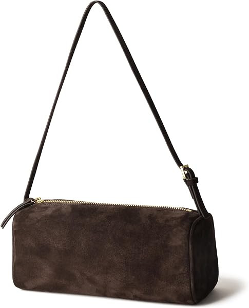 DONNAIN Premium Suede Leather Crossbody Purses and Barrel Bag | Amazon (US)