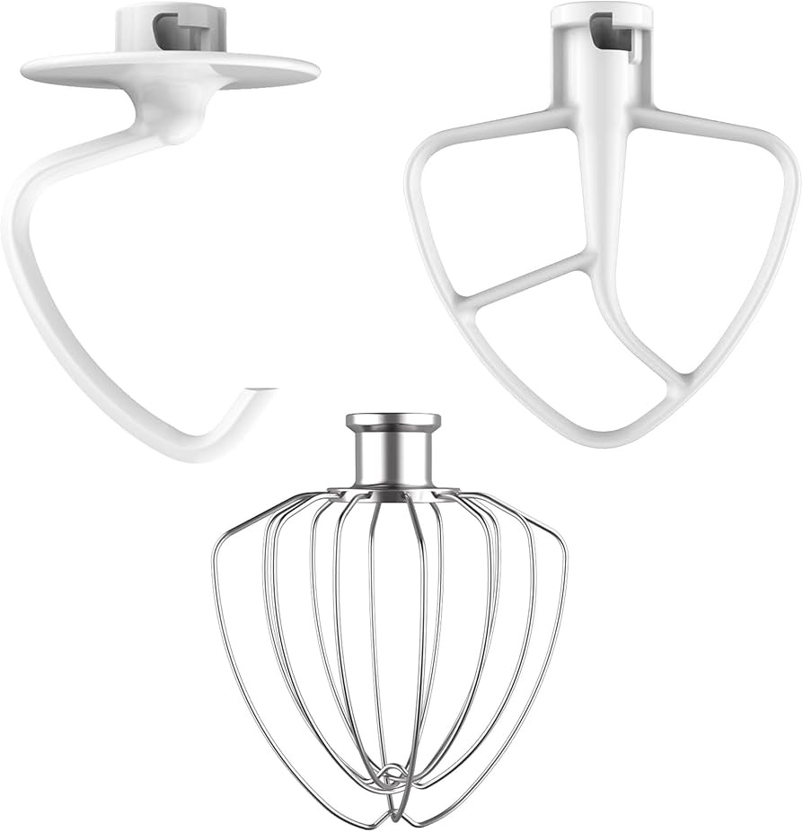 3-Piece Mixer Attachment Kit for KitchenAid 4.5/5 QT Tilt-Head Mixers, Stainless Steel K45WW Wire... | Amazon (US)