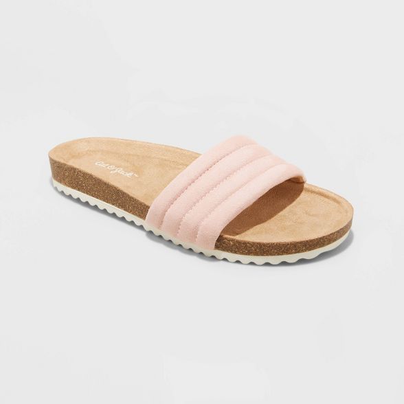 Girls' Selma Slip-On Footbed Sandals - Cat & Jack™ | Target