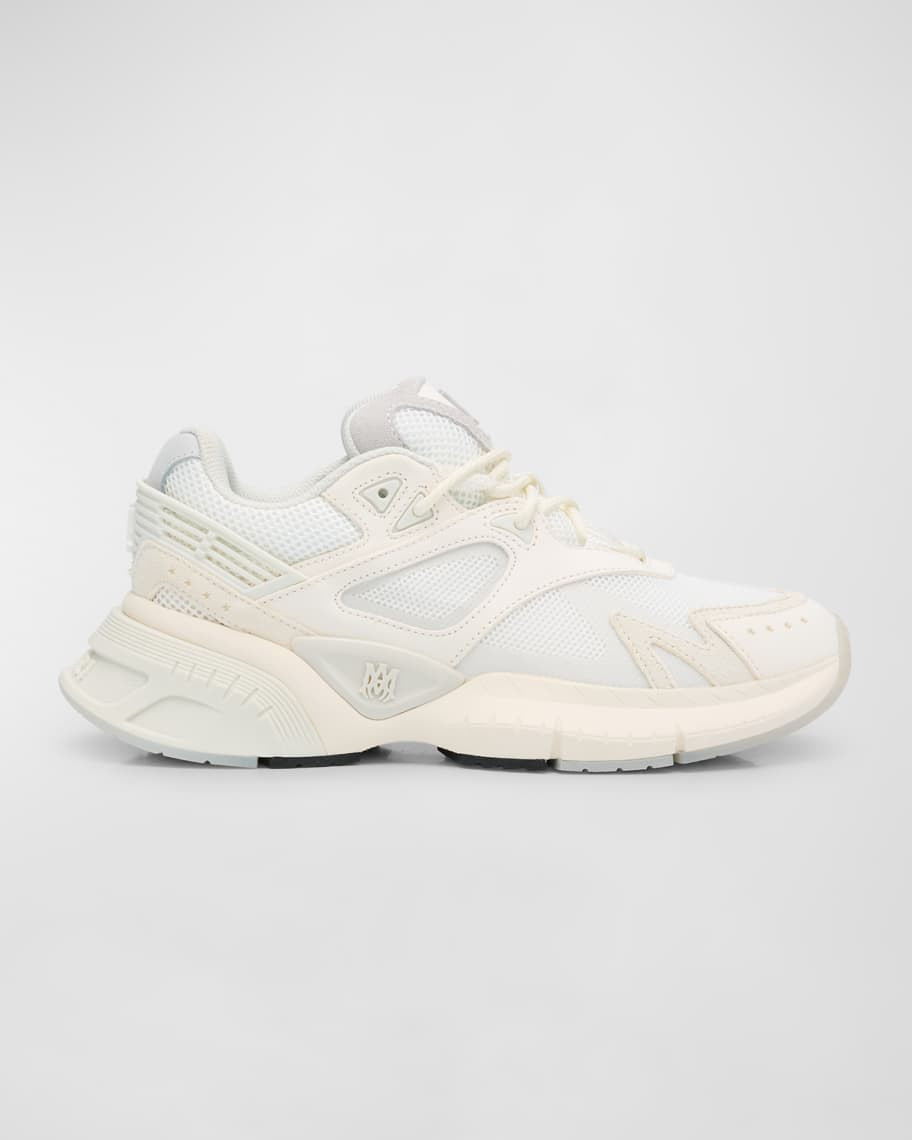Amiri MA-1 Leather Mesh Trainer Sneakers | Neiman Marcus