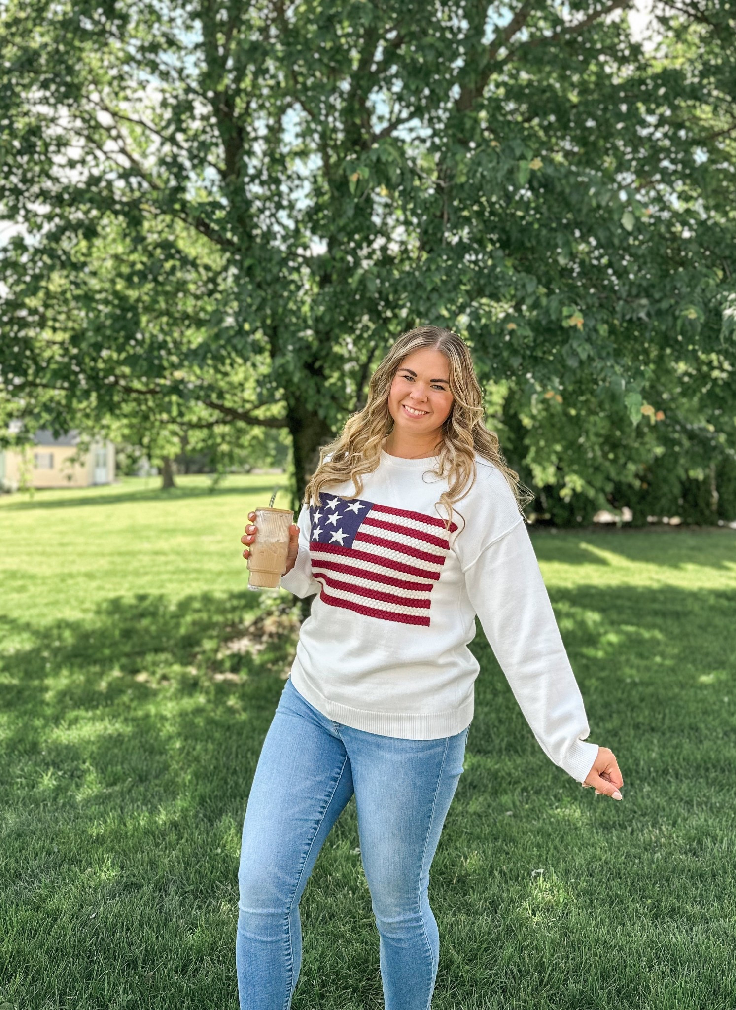 How cute is this flag sweater from Pink Lily?! 🇺🇸

#LTKFindsUnder50 #LTKSummerEdit #LTKSeasonal