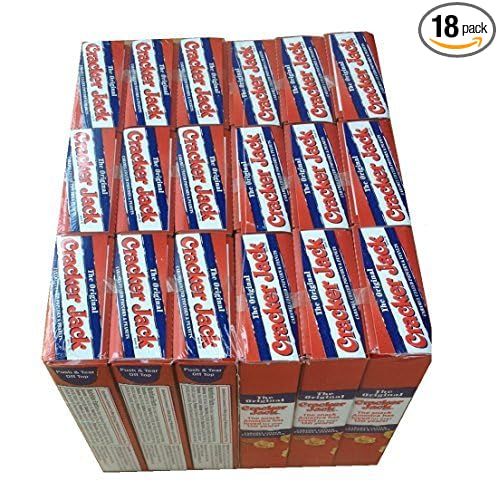 Cracker Jacks Boxes Original 18 Packs of 1 Oz Caramel Coated Popcorn & Peanuts Prize in Every Box | Amazon (US)