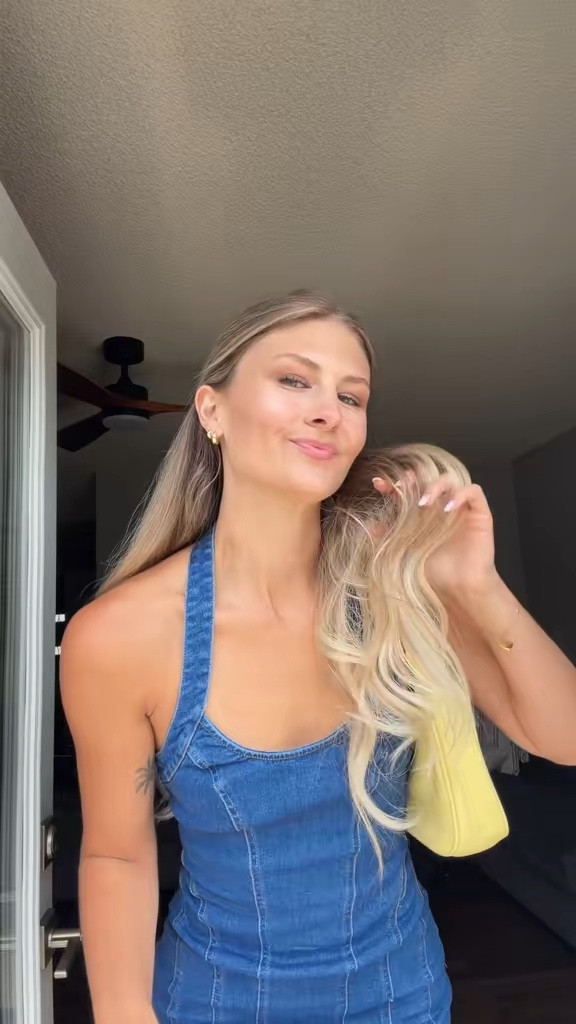 Love this mini denim dress and it’s stretchy! 



Mini dress, summer dress, going out dress, blue dress, halter neck dress 

#LTKdayinmylife #LTKTall #LTKootd