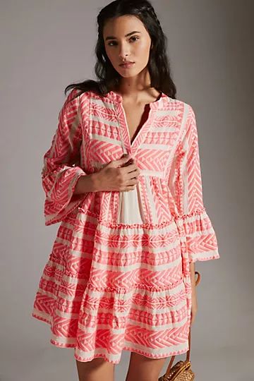 Petra Embroidered Tunic Dress | Anthropologie (US)