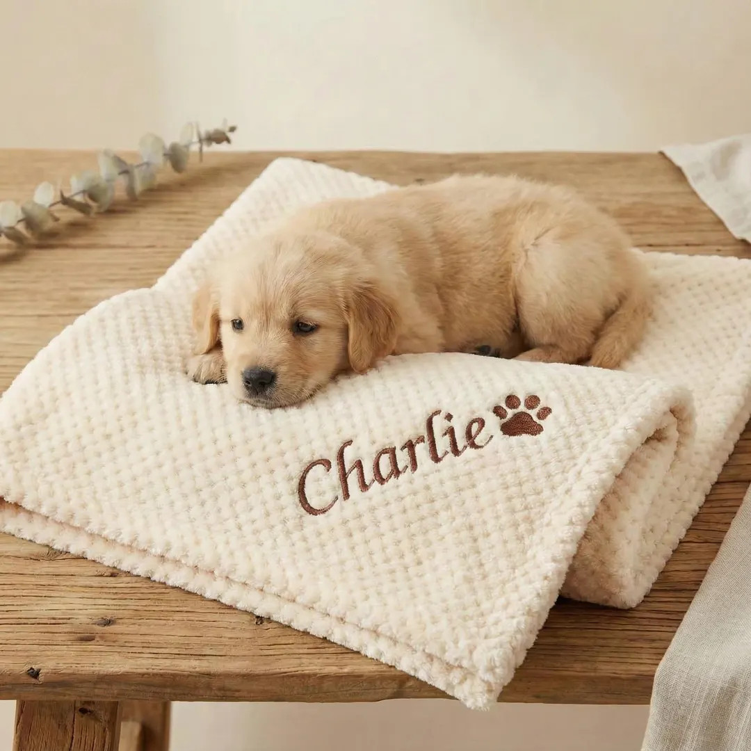 Personalized Dog Blanket - Custom Embroidered Pet Blanket - Cat Blanket - Dog Mom Gift - Custom P... | Etsy (Global)
