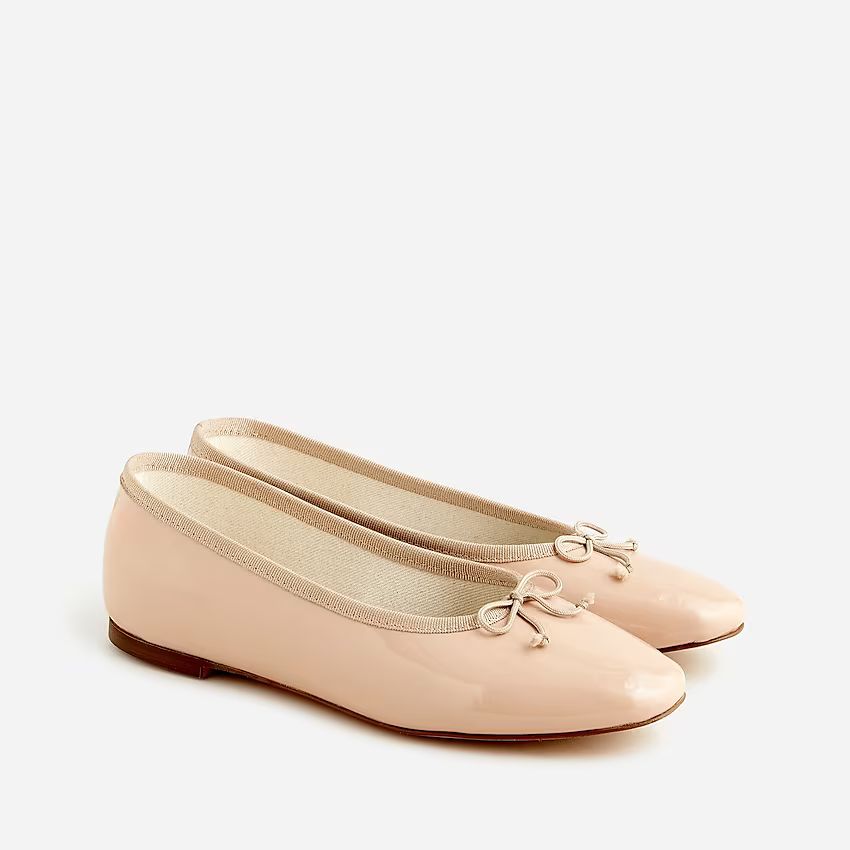 Zoe ballet flats in Italian patent leather | J.Crew US