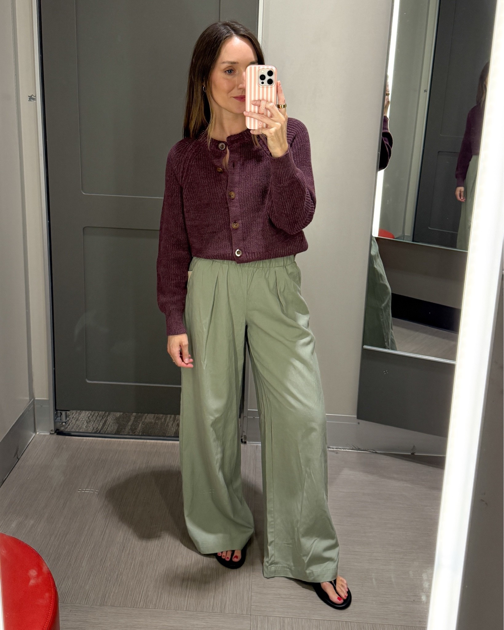 This is making me so excited for fall! Wearing a small top and excess bottoms. ￼