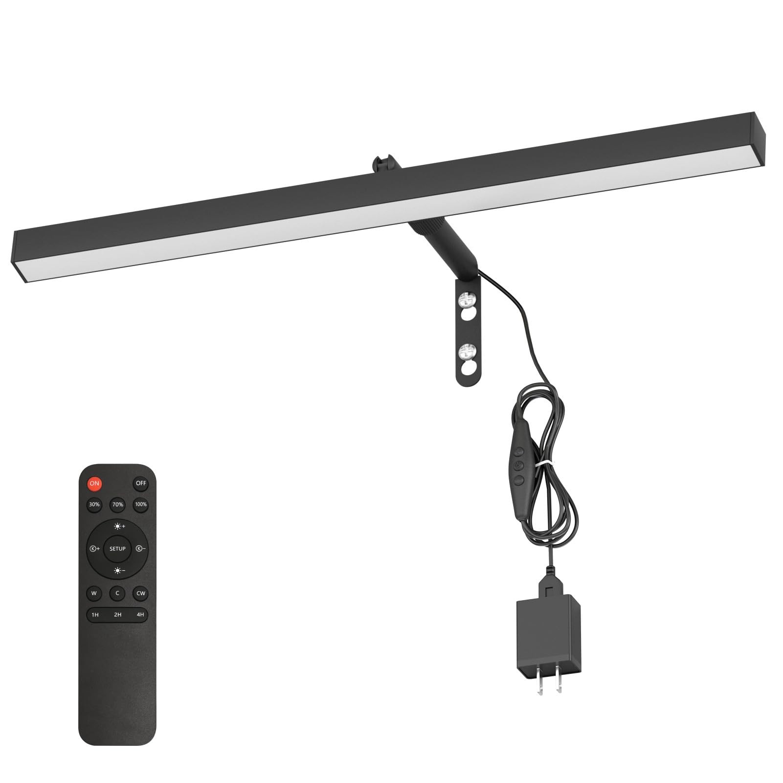 Plug in Picture Lights for Wall, 16 inch Dimmable LED Art Light with Remote, 3 Colour Temperature... | Amazon (US)