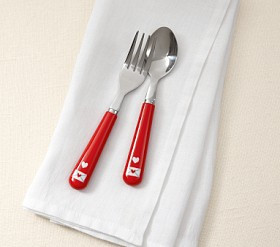Puppy Love Valentine's Utensils | Pottery Barn Kids