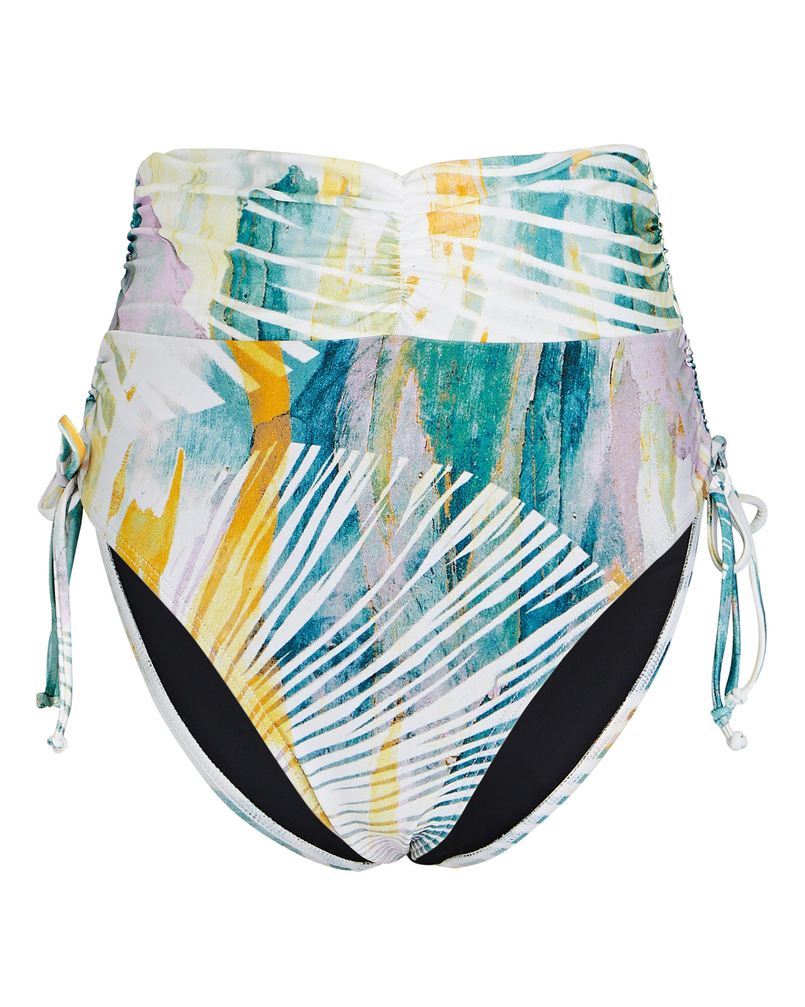 Andrea Iyamah Menasa High-Rise Bikini Bottoms, Multi S | INTERMIX