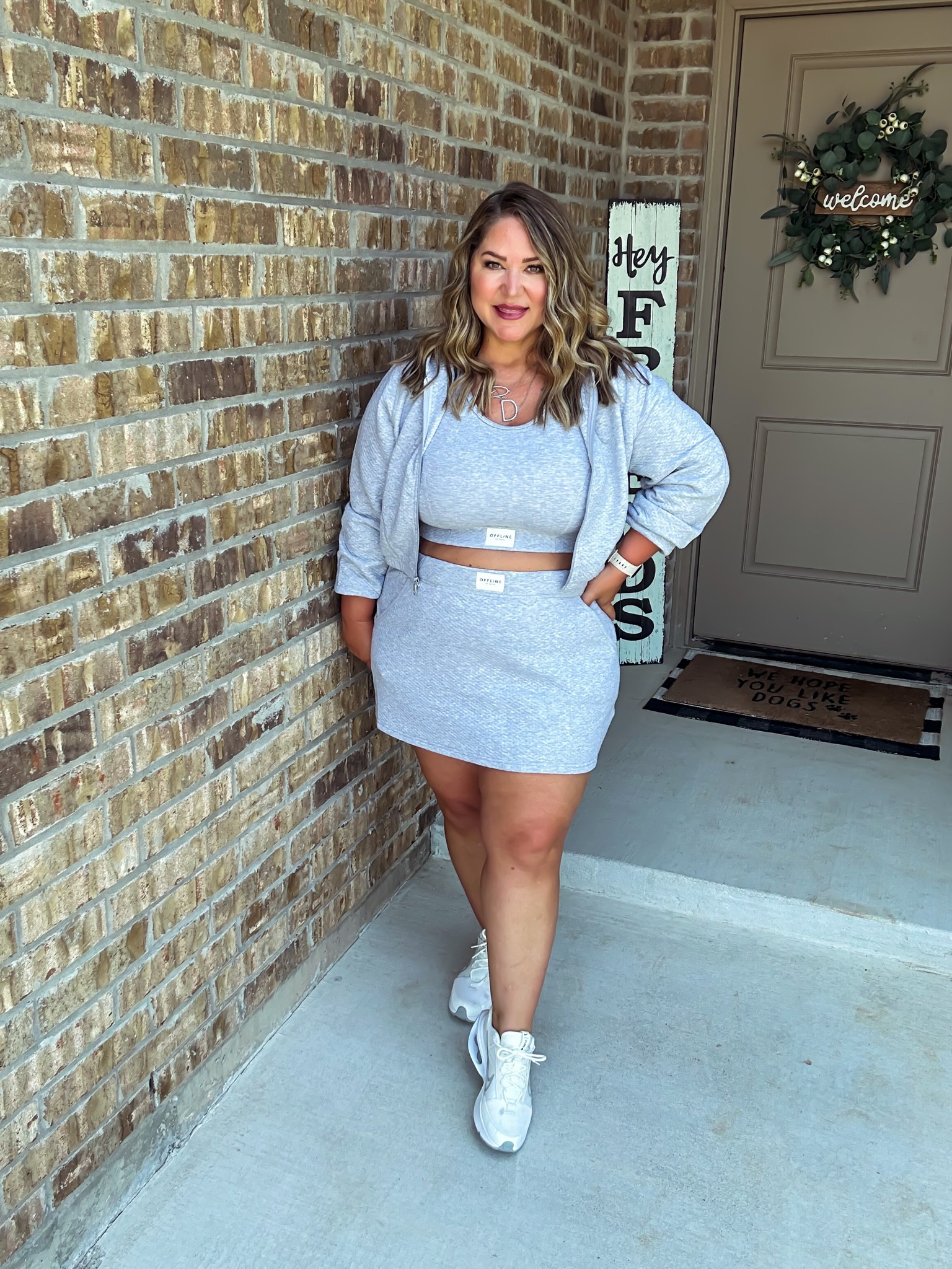 Jacket size large 
Top size XL
Skirt size XL

#LTKover40 #LTKcurves #LTKmidsize