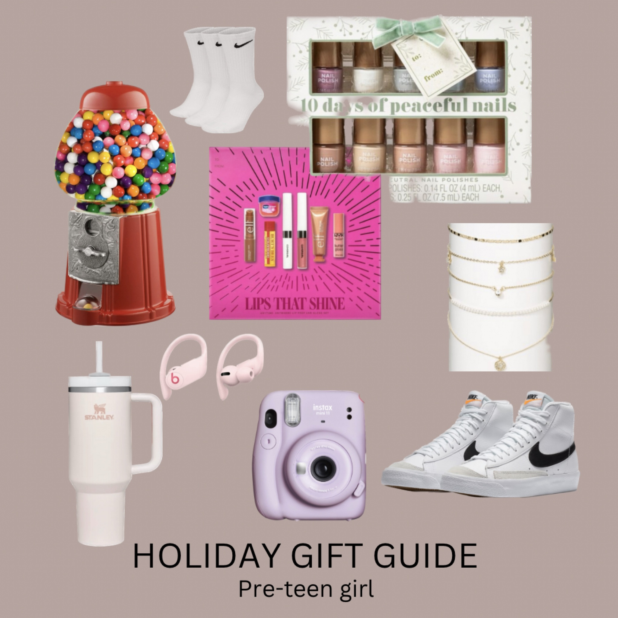 Teen girl, preteen girl, gift guide, guide ideas, kids, Christmas gift ideas, birthday gifts, hsn, Amazon finds, Nike, shoes, Stanley tumbler, stocking stuffers, necklace, accessories, sneakers, women’s gifts

#LTKSeasonal #LTKGiftGuide #LTKunder100