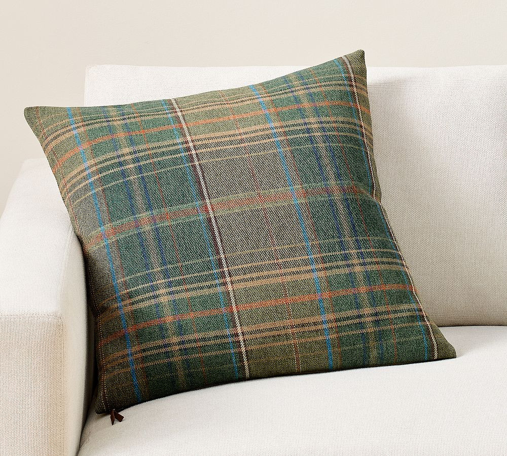 Woodrow Plaid Pillow | Pottery Barn (US)