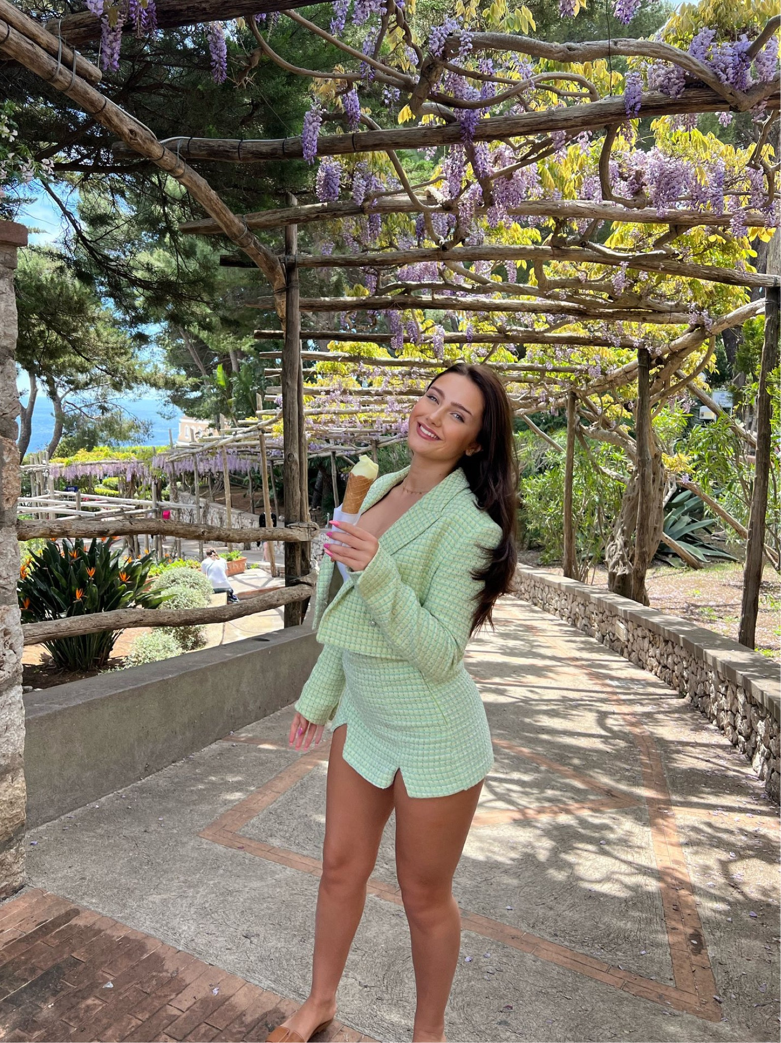 Zara tweed co ord in green 🌴

#LTKeurope #LTKspring #LTKuk