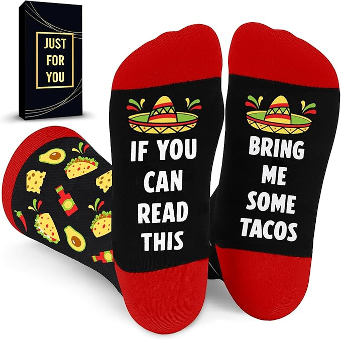 ZAGKOO Funny Food Gifts for Men, Women - Coffee, Pizza, Tacos, Bacon, Ice Cream Novelty Socks - I... | Amazon (US)
