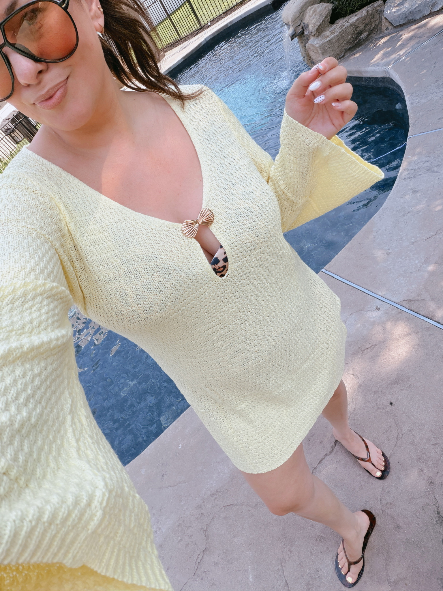 
wearing an XL in the coverup, large in the swim 

 #LTKMidsize #LTKSwim