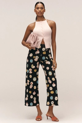 The Danielle Kroll Colette Crop Wide-Leg Pants by Maeve | Anthropologie (US)