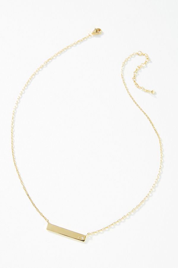 Monogram Bar Necklace | Anthropologie (US)