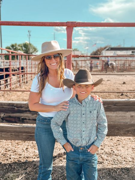 Never in my life did I think I’d be a rodeo mom… but here I am…buying a hat and some Levi’s, trying like heck to act like one.
Hey… maybe I can figure out a way to cook some tailgate food behind the chutes for all the cowboys and cowgirls so I’ll feel more at home. 🤣
But no matter what… if this guy can be this brave, this momma will support him as long as this goes on. 

#LTKworkwear #LTKtravel #LTKkids