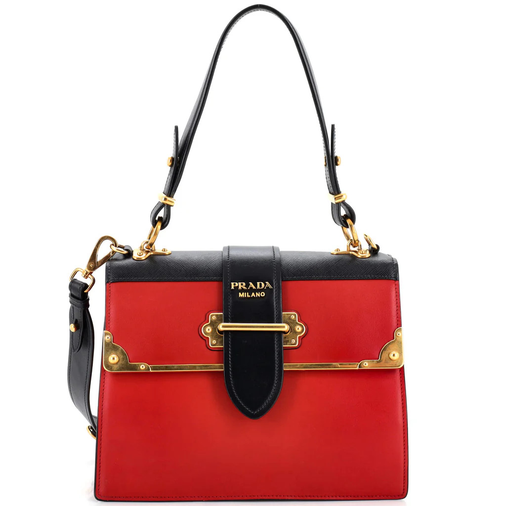 Cahier Convertible Shoulder Bag City Calf and Saffiano Medium | Rebag