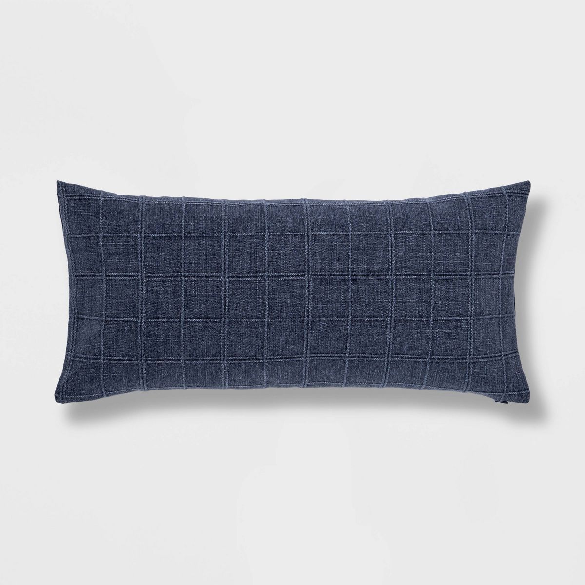 Woven Washed Windowpane Throw Pillow - Threshold™ | Target