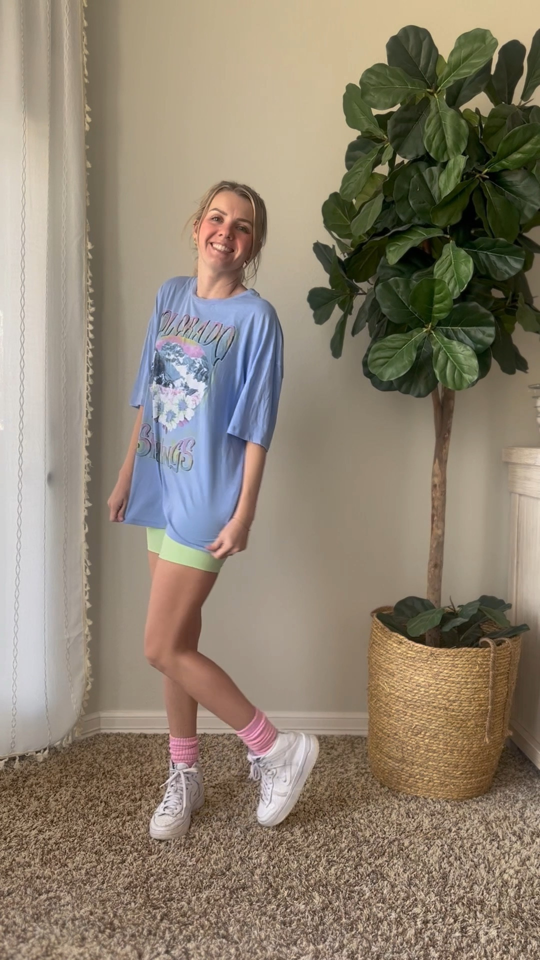 For the past few years I have found the best oversized graphic t at @target around this time of the year. But then I don’t really wear it until it warms up outside. 

So then in the summer y’all start asking for the link and I have to tell you it’s sold out. So this is my giving you the details now - it’s in stock and it’ll go fast bc it is so soft and comfy and cute. Do summer you a favor and grab it while you can. 

Comment LINK and I’ll send you the details. 

#LTKSeasonal #LTKfindsunder50 #LTKVideo