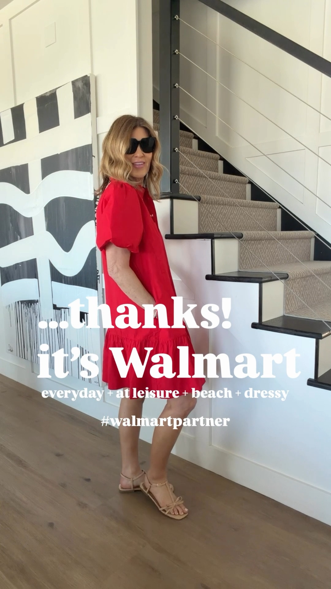#walmartpartner 
These @walmartstyle arrivals for spring are SO GOOD—a mix of at leisure + everyday + beach + dressy attire. Walmart’s got us all looking stylish! ❤️ #walmartstyle 

I’m wearing a small in dresses. They are a bit oversized. Consider sizing down. In shorts, I’m in a 4 and small tops. White sports bra I sized up to a medium. 

#LTKSeasonal #LTKSwim #LTKOver40
