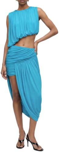 Chelly Top in Turquoise, Size M | Amazon (US)