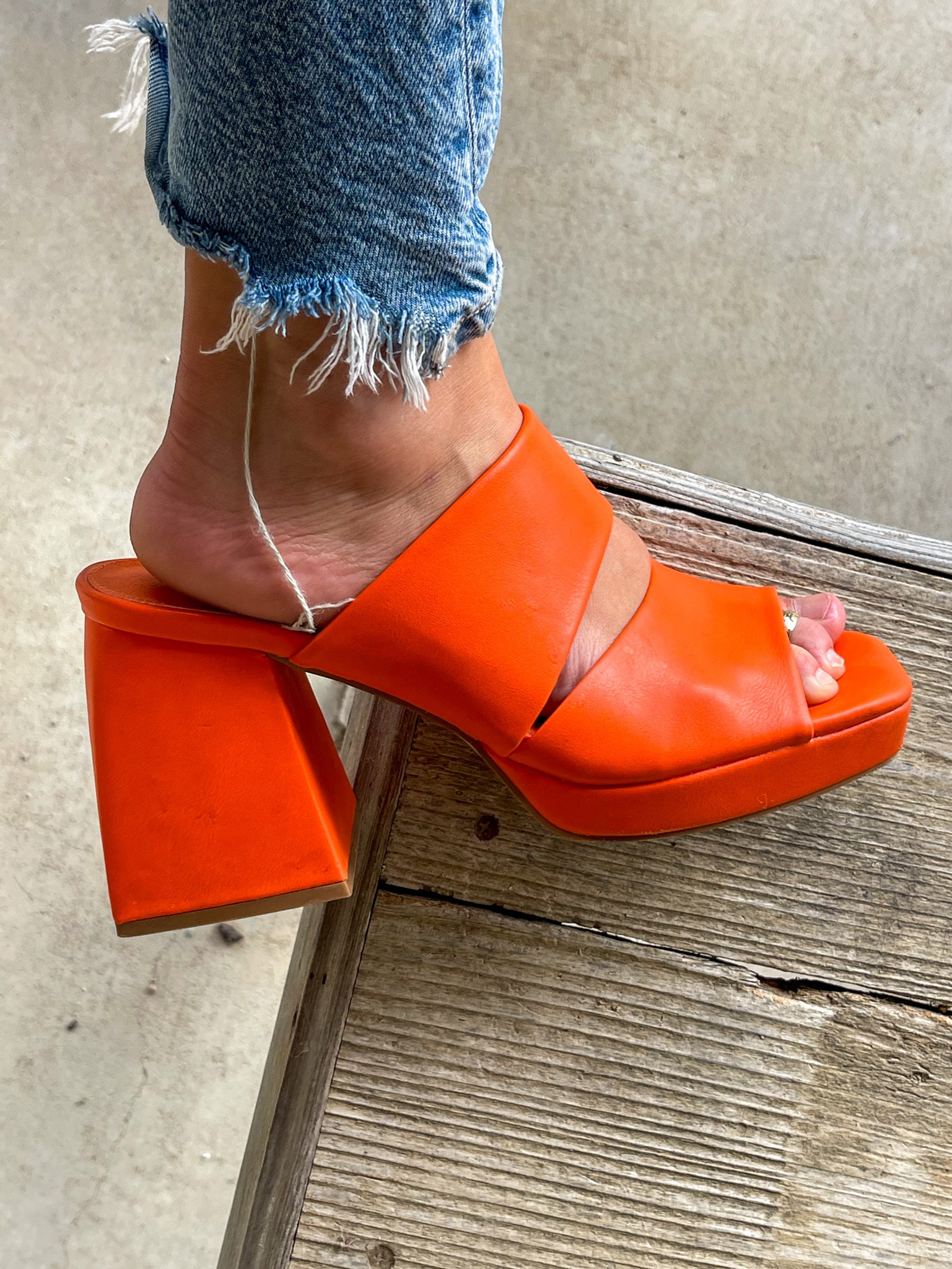 Comfy Heels with a pop of Color 🧡

#LTKStyleTip #LTKSaleAlert #LTKShoeCrush