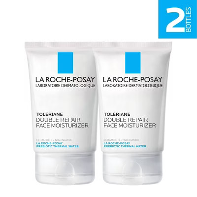 La Roche Posay 2 Pack/3.38 fl oz Each Toleriane Double Repair Face Moisturizer with Ceramide and Niacinamide | Target