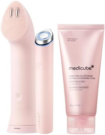 medicube Mini Booster Pro Plus Pink Cleansing Duo Set: Mini Booster Pro Cleansing Device Pink and... | Amazon (US)