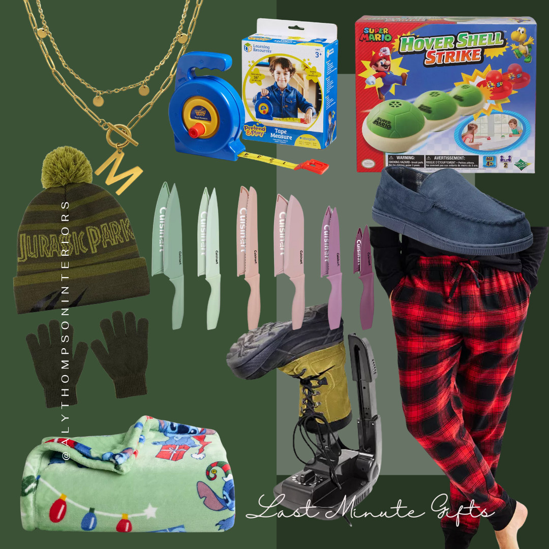 Last Minute Gifts | Gifts for Him | Ceramic Knives | Kitchen |  Letter Necklace | Jurassic Park | Hat and Gloves | Gifts for Kids | Throw Blanket 

 #LTKGiftGuide #LTKFindsUnder50 #LTKKids