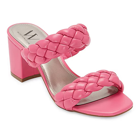 new!Worthington Womens Bevan Heeled Sandals | JCPenney