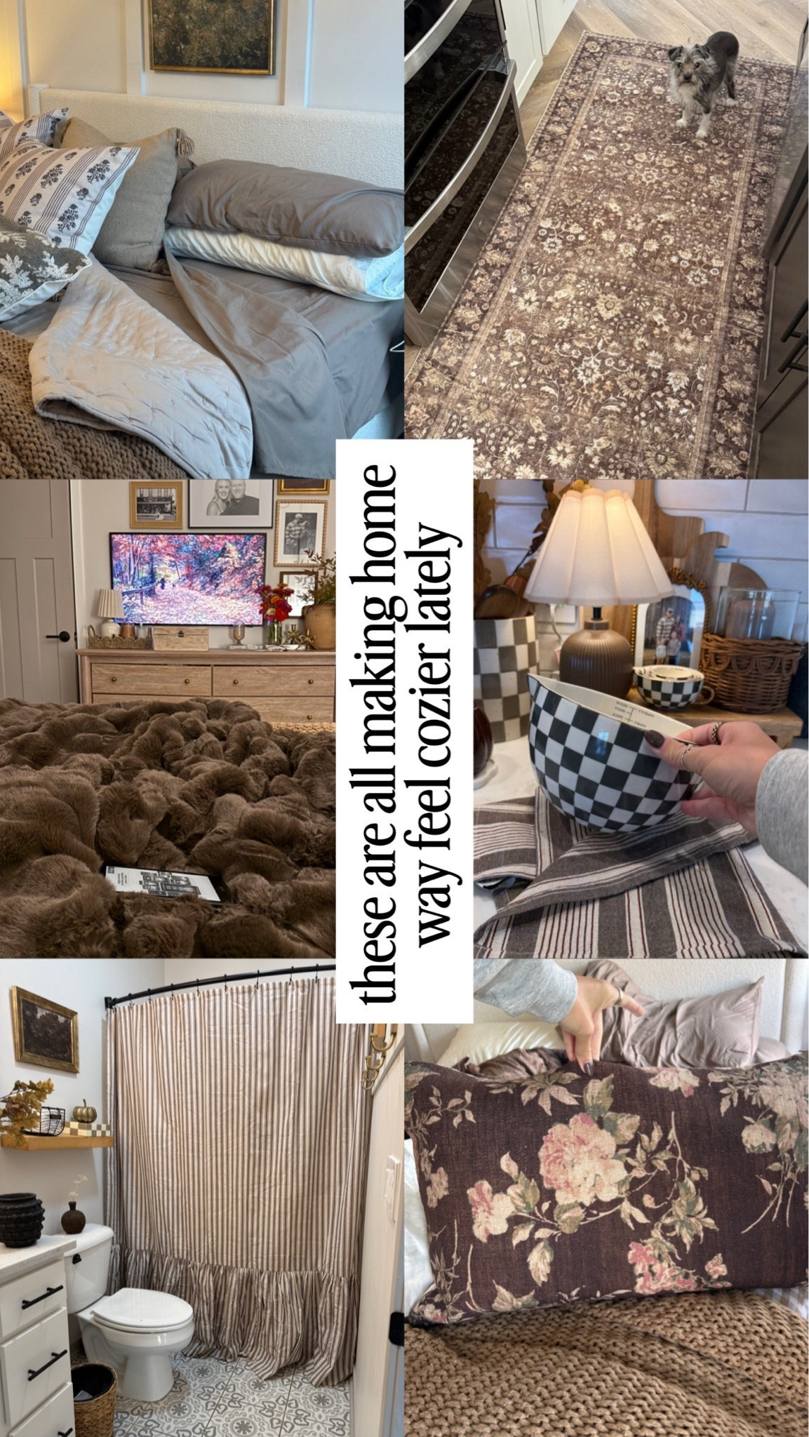 Making home feel cozier lately