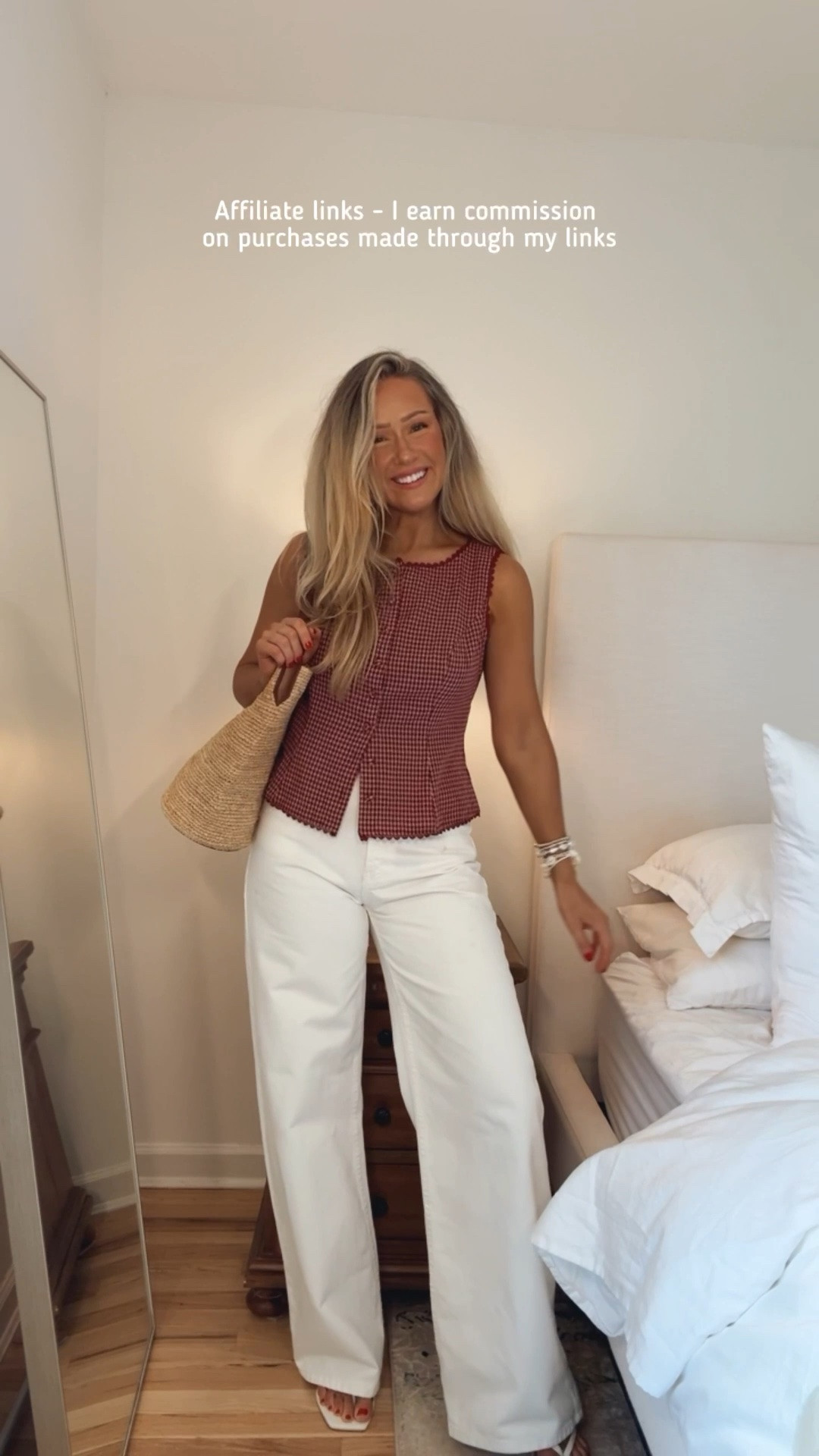 Affiliate links - I earn commission on purchases made through my links 

Amazon red gingham top
Zara white jeans
Fourth of July outfits
Americans style 
Capsule wardrobe summer