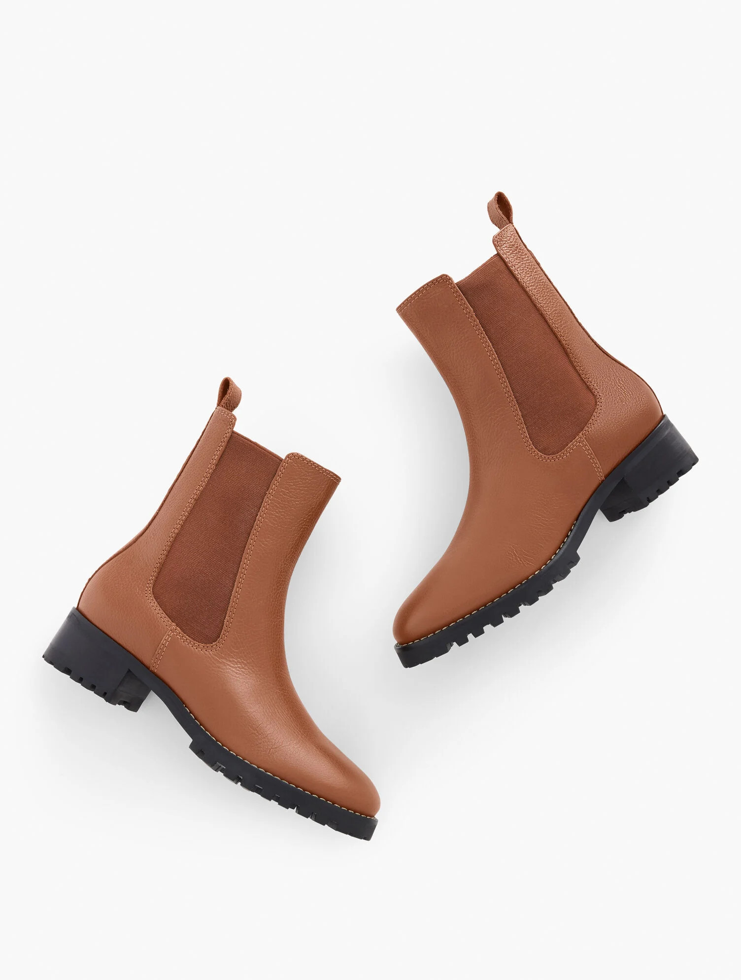 Tish Chelsea Boots - Pebble Leather | Talbots