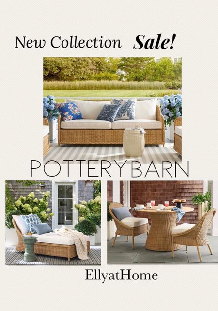 On sale! New Westport outdoor collection at Pottery Barn. Shop the new sofa, chaise and dining table and chairs outdoor collection for porch and patio. Indoor/outdoor throw pillows free shipping. Backyard, poolside, spring, summer entertaining. 4th of July sales!

#LTKSeasonal #LTKsalealert #LTKhome