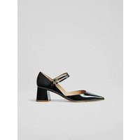 Savannah Black Patent Mary Janes, Black | L.K. Bennett (UK)
