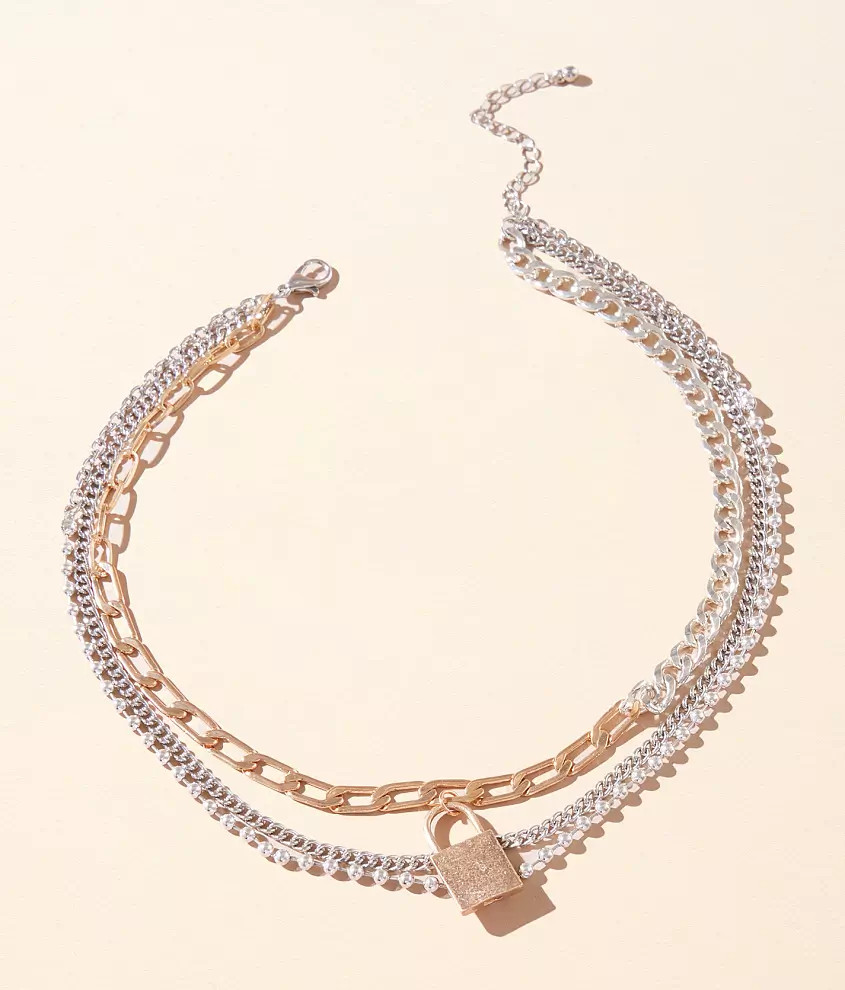 Tiered Locket Necklace Set | Buckle