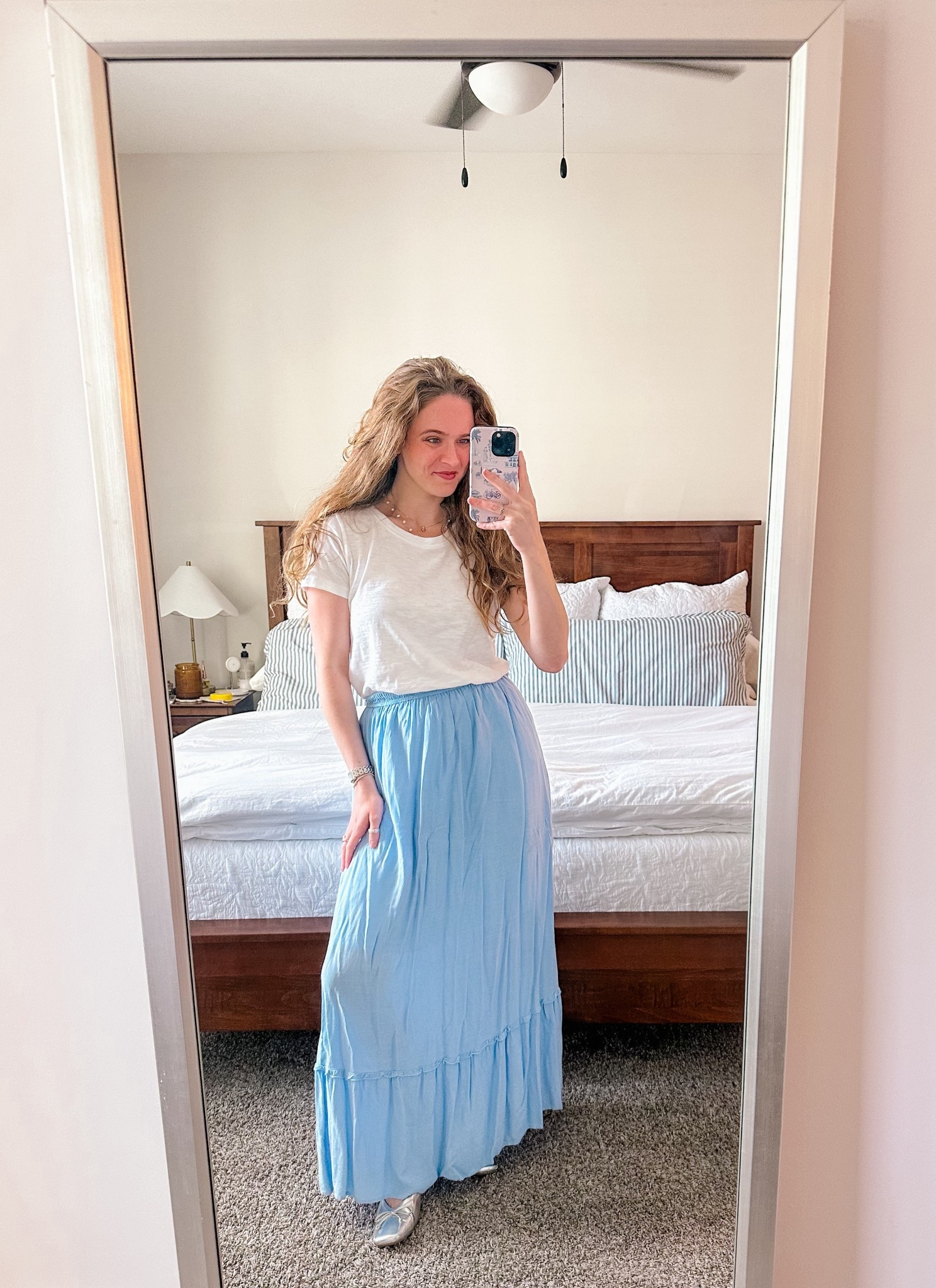 Preppy Style | Classic Style | Summer Outfit | Summer Style | Office Outfit | Casual Workwear | Maxi Skirt 
