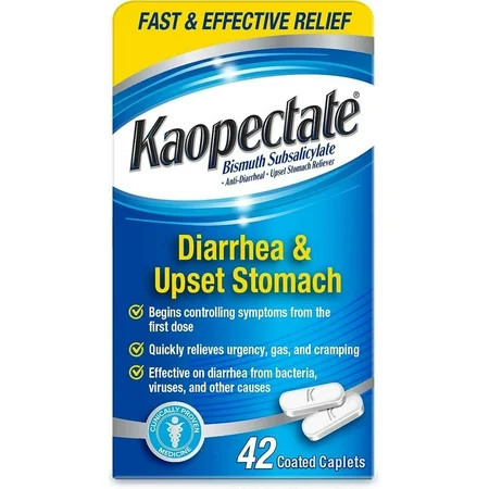 Kaopectate Multi-Symptom Anti-diarrheal and Upset Stomach Reliever, 42 Count | Walmart (US)