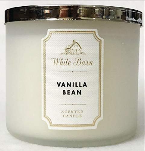 Bath & Body Works White Barn 3-Wick Candle in Vanilla Bean | Amazon (US)
