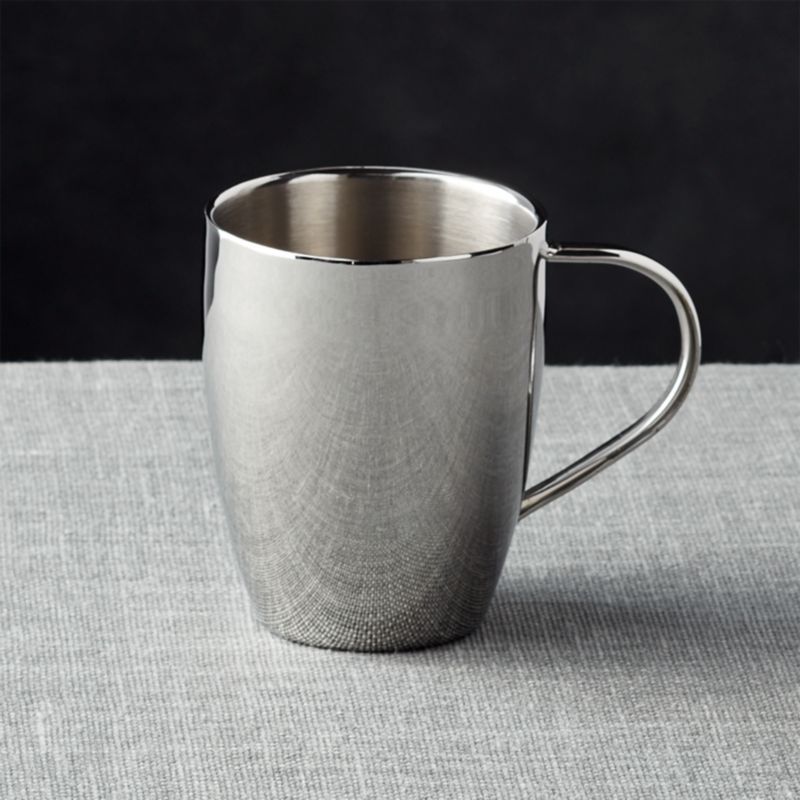 Insulated Stainless Steel Coffee Mug + Reviews | Crate & Barrel | Crate & Barrel