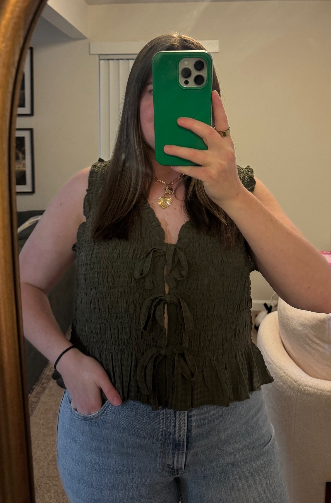 Green tank! 

#LTKFindsUnder50 #LTKMidsize #LTKSeasonal