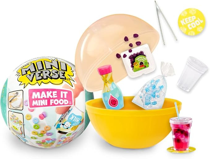 MGA Miniverse Make It Mini Food Cafe Series 1 Mini Collectibles, Blind Packaging, DIY, Resin Play... | Amazon (US)