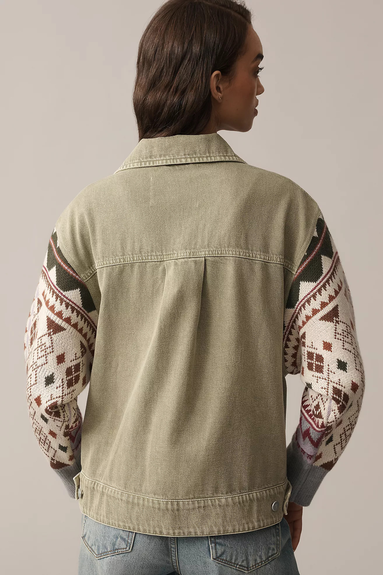 Pilcro Sweater Sleeve Utility Jacket | Anthropologie (US)
