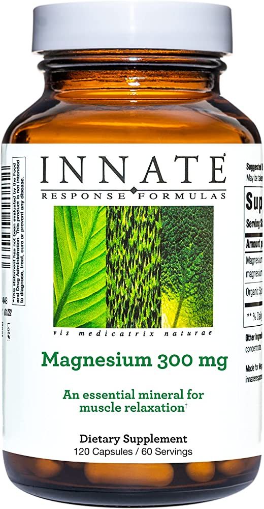 INNATE Response Formulas Magnesium 300 mg - Mineral Supplement for Muscle Relaxation - Vegetarian... | Amazon (US)