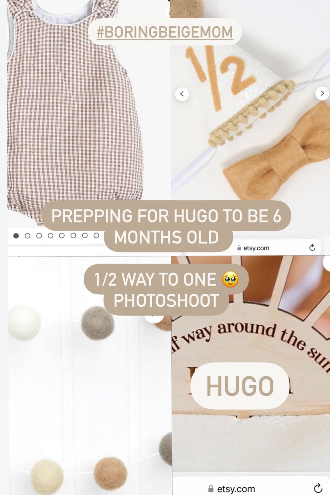 Hugo’s 1/2 to ONE birthday outfit! 

#LTKbaby #LTKparties