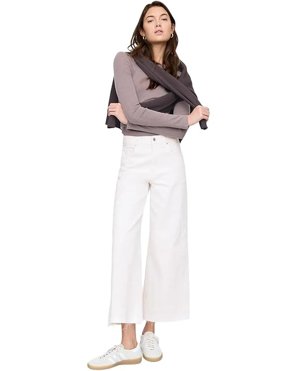 GAP Women's Wide Leg Cropped Jeans | Amazon (US)